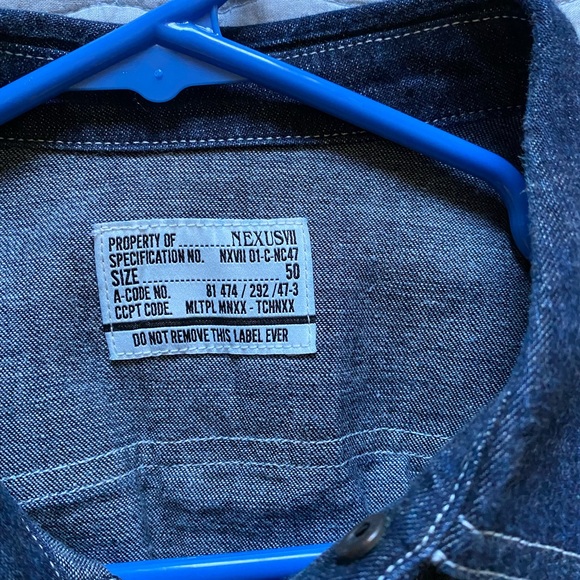 NEXUSvii Denim shirt - Picture 3 of 11